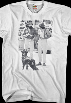 Black And White Up In Smoke Cheech And Chong T-Shirt