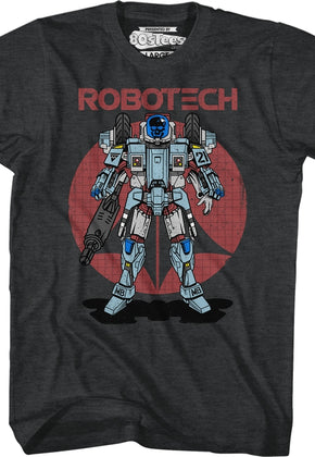 Black Armored Cyclone Robotech T-Shirt