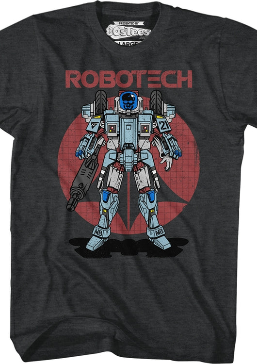 Black Armored Cyclone Robotech T-Shirt - main product image