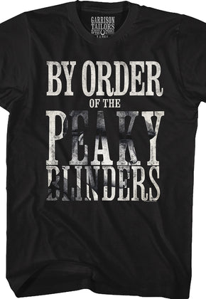 Black By Order Of The Peaky Blinders T-Shirt