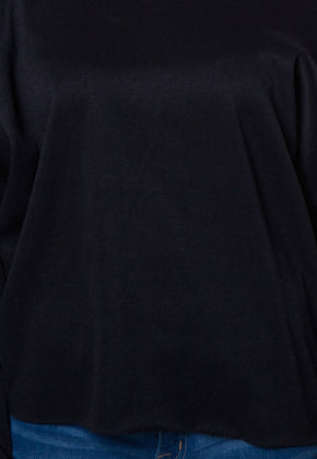 Black Cut Off Costume Shirt