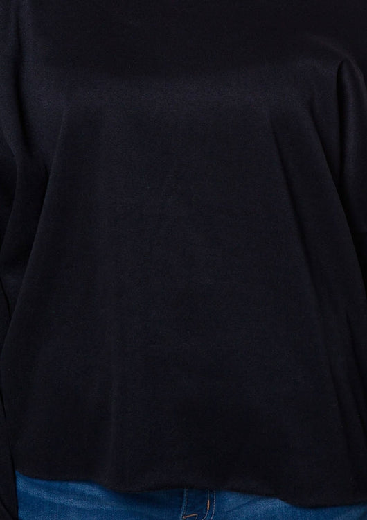 Black Cut Off Costume Shirt - main product image