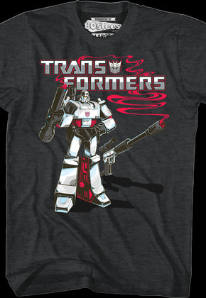 Black Heather Megatron Transformers T-Shirt