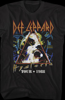 Black Hysteria Tour Def Leppard T-Shirt