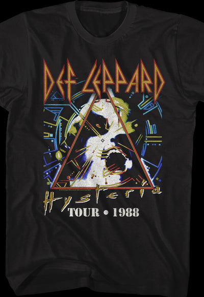 Black Hysteria Tour Def Leppard T-Shirt