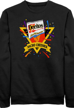 Black Nacho Cheesier Celebration Doritos Sweatshirt
