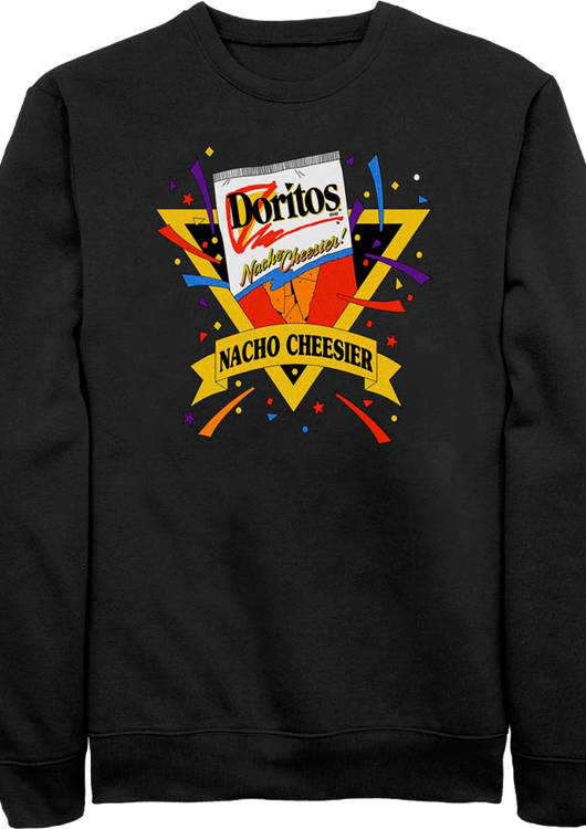 Black Nacho Cheesier Celebration Doritos Sweatshirt - main product image