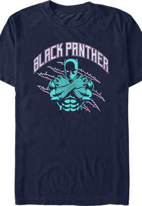 Black Panther Claw Marks Marvel Comics T-Shirt