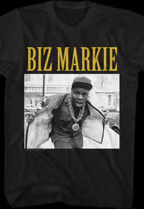 Black Photo Biz Markie T-Shirt