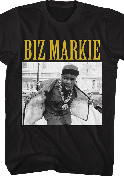 Black Photo Biz Markie T-Shirt - main product image