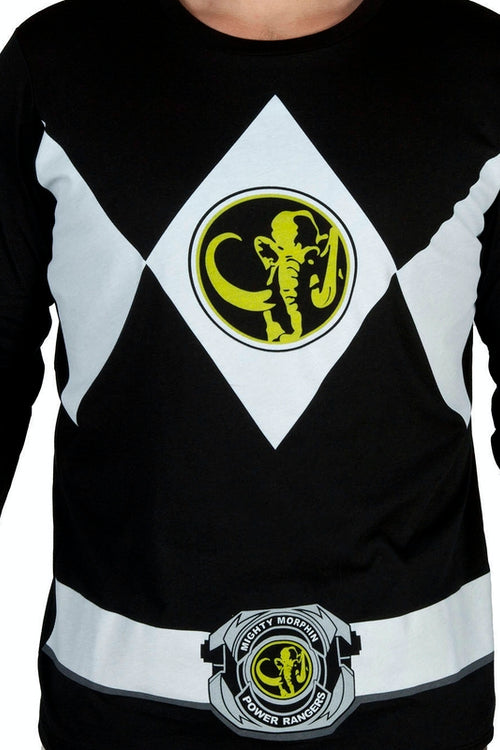 Black Ranger Long Sleeve Costume Shirtmain product image