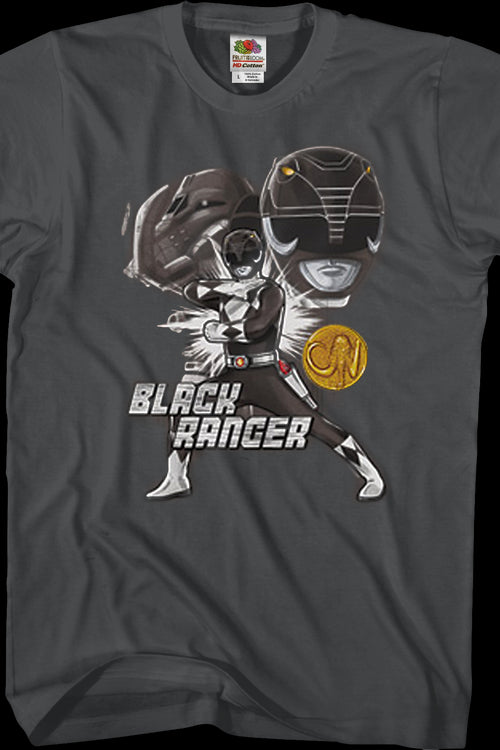 Black Ranger Mighty Morphin Power Rangers T-Shirtmain product image