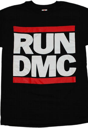 Black RUN D.M.C. Logo T-Shirt