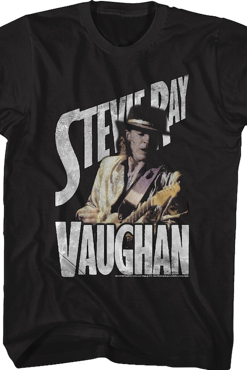 Black Hat Stevie Ray Vaughan T-Shirtmain product image