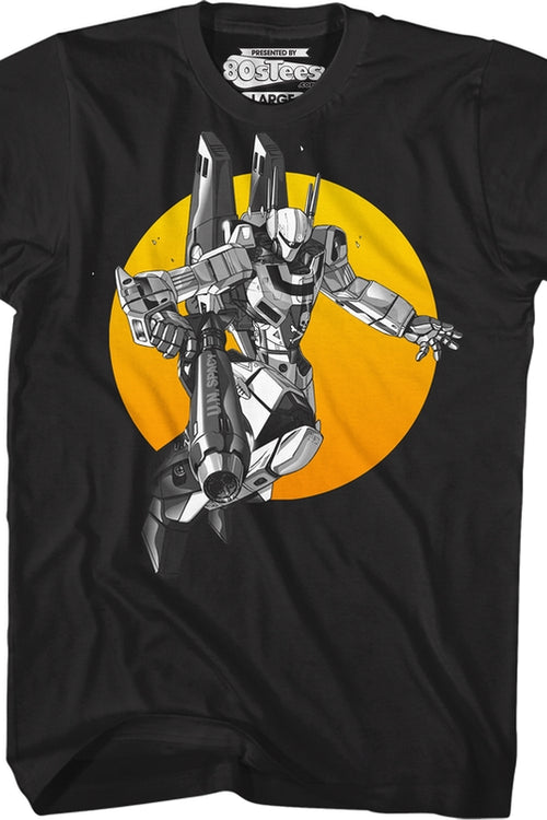 Black Sunset Wars Robotech T-Shirtmain product image