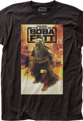 Black The Book Of Boba Fett Painting Star Wars T-Shirt