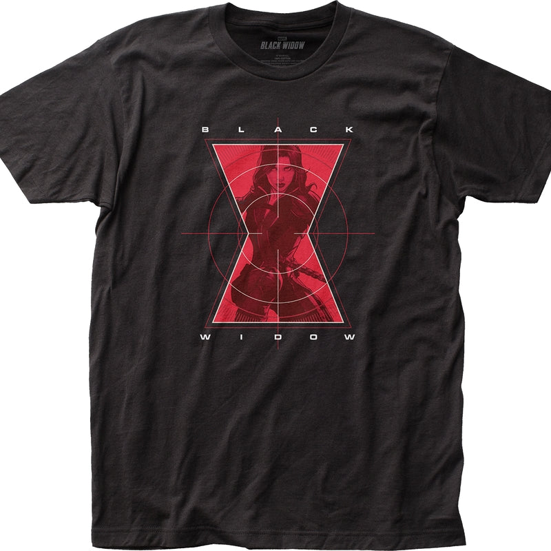 Black Widow Crosshairs Marvel Comics T-Shirt