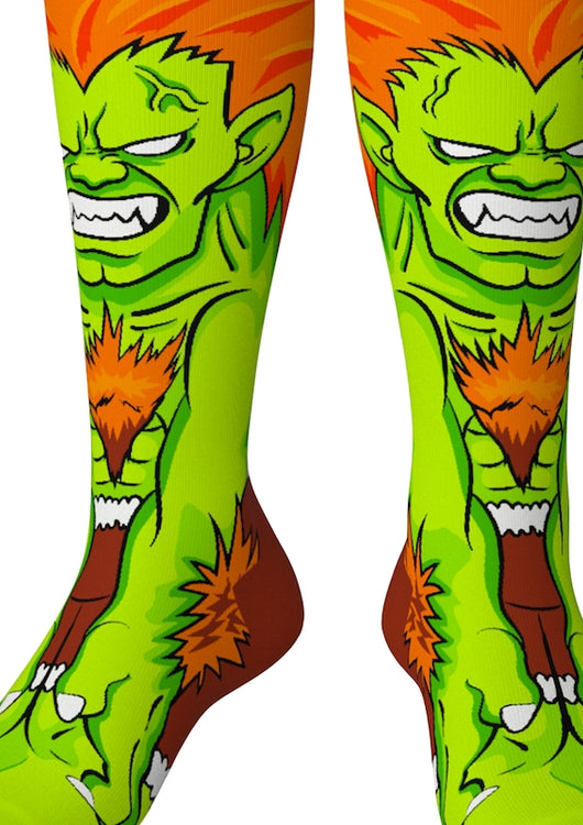 Super Blanka Mortal Kombat Socks - main product image