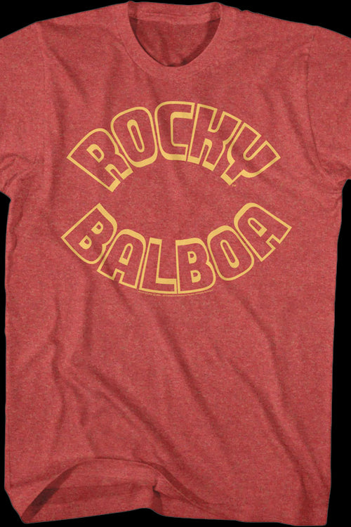 Block Letters Rocky Balboa T-Shirtmain product image