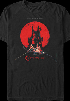 Blood Will Seek Blood Castlevania T-Shirt