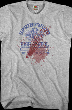 Bloody Springwood High Nightmare On Elm Street T-Shirt