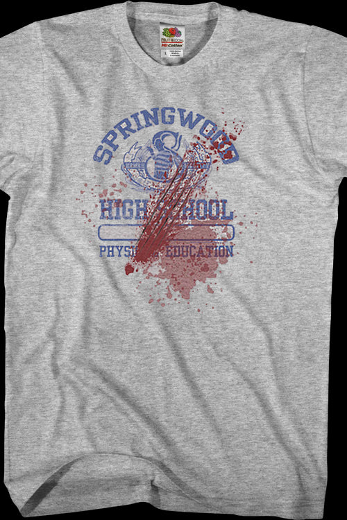 Bloody Springwood High Nightmare On Elm Street T-Shirtmain product image