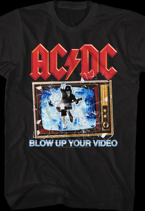 Blow Up Your Video Album Cover ACDC T-Shirt