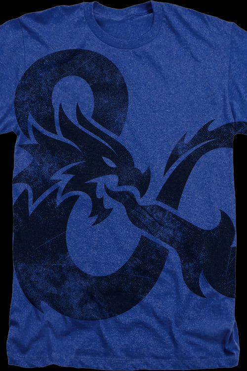 Blue Big Print Logo Dungeons & Dragons T-Shirtmain product image
