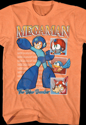 Blue Bomber Squares Mega Man T-Shirt