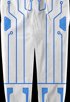 Blue Circuit Tron Costume Pants