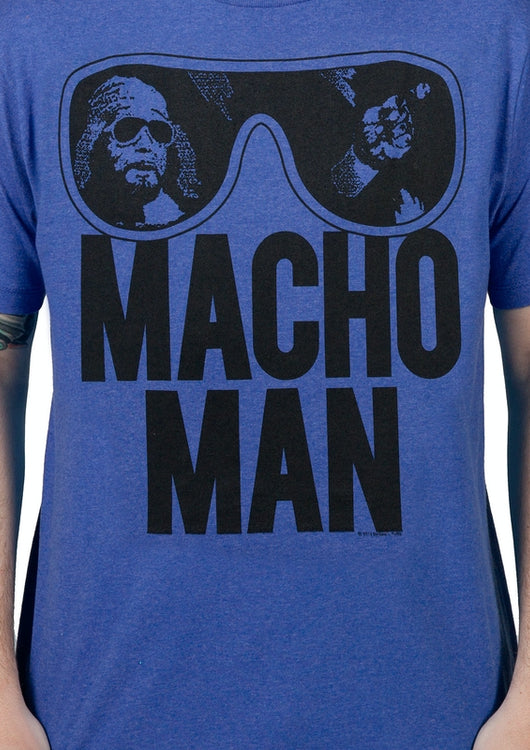Blue Macho Man Shirt - main product image