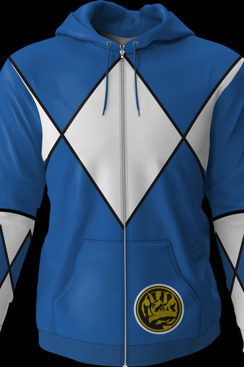 Blue Ranger Mighty Morphin Power Rangers Costume Hoodiemain product image
