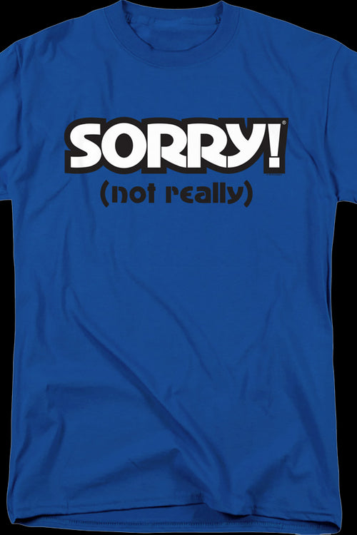 Blue Sorry T-Shirtmain product image