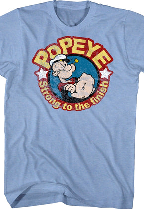Blue Strong To The Finish Popeye T-Shirt