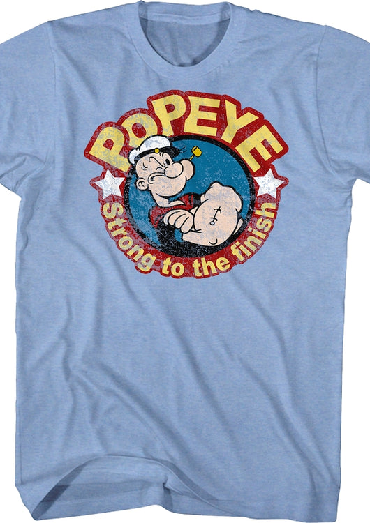 Blue Strong To The Finish Popeye T-Shirt - main product image