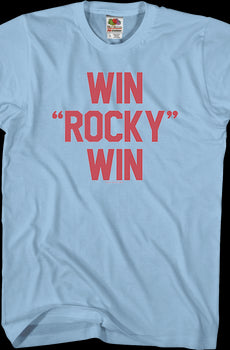 Blue Win Rocky Win T-Shirt
