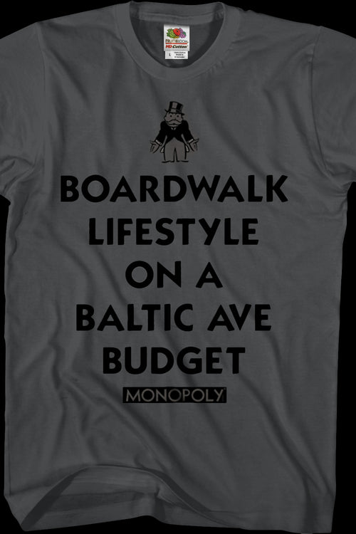 Boardwalk Lifestyle Monopoly T-Shirtmain product image
