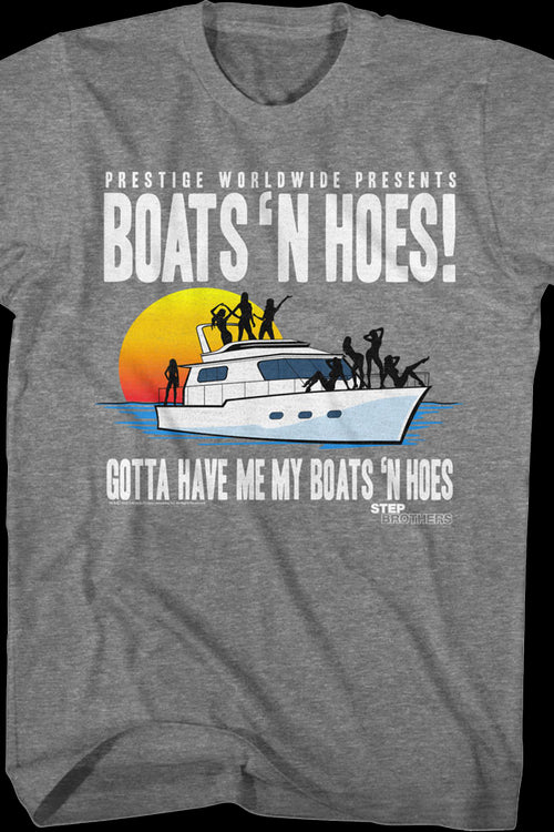 Boats 'N Hoes Step Brothers T-Shirtmain product image