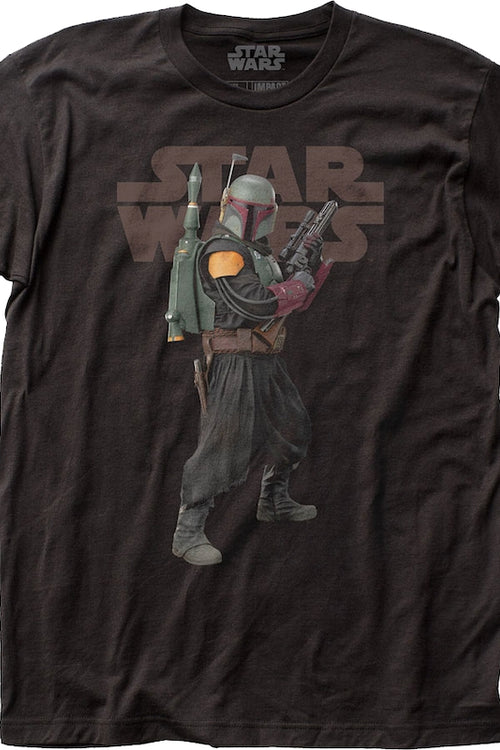 Boba Fett Action Pose The Mandalorian Star Wars T-Shirtmain product image