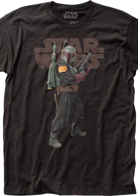 Boba Fett Action Pose The Mandalorian Star Wars T-Shirt - main product image