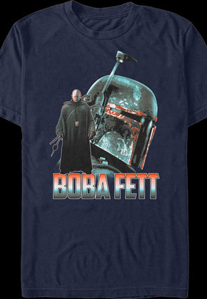 Boba Fett Collage The Mandalorian Star Wars T-Shirt