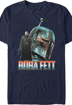 Boba Fett Collage The Mandalorian Star Wars T-Shirt