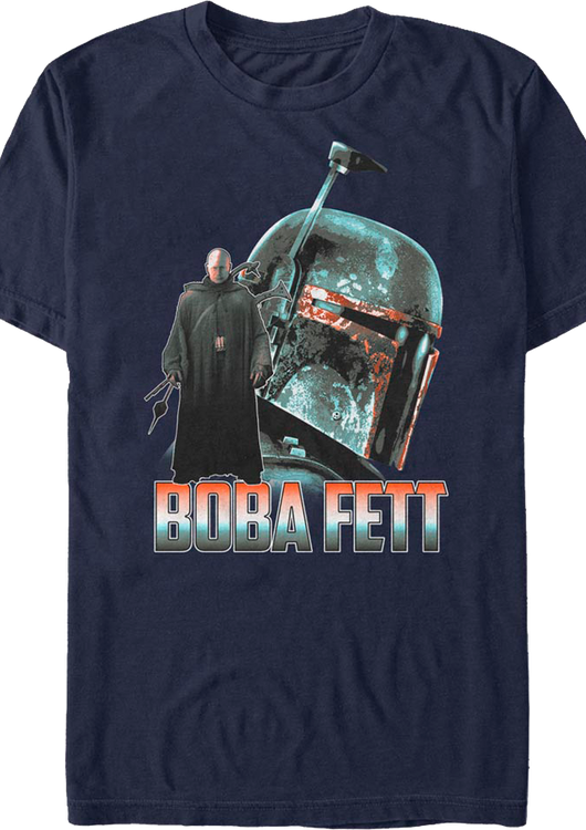 Boba Fett Collage The Mandalorian Star Wars T-Shirt - main product image
