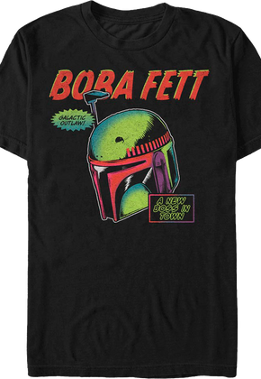Boba Fett Galactic Outlaw Star Wars T-Shirt