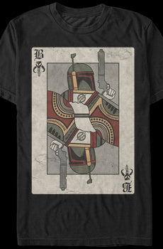 Boba Fett Playing Card T-Shirt