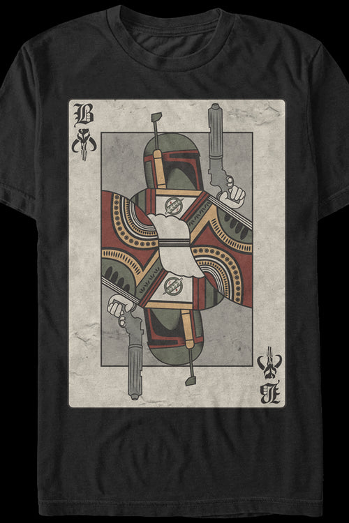 Boba Fett Playing Card T-Shirtmain product image