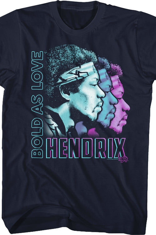 Bold As Love Jimi Hendrix T-Shirtmain product image