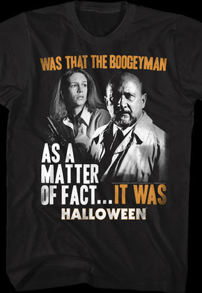 Boogeyman Halloween T-Shirt