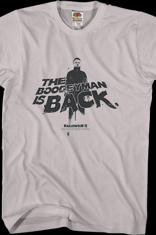 Boogeyman Is Back Halloween II T-Shirtmain product image