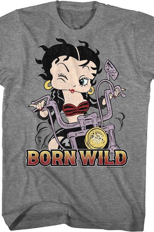 Born Wild Betty Boop T-Shirtmain product image